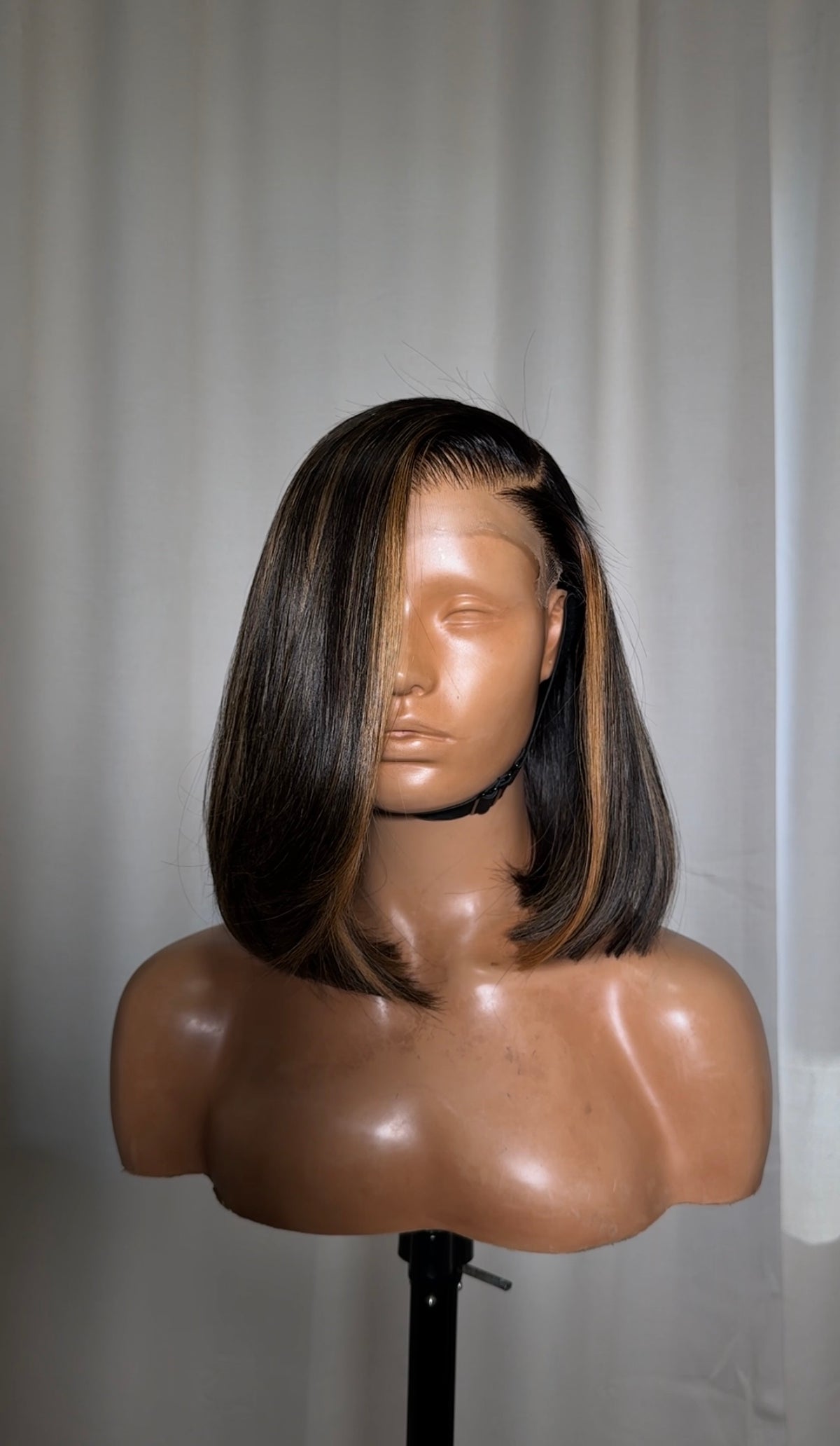 Side part Highlighted Bob